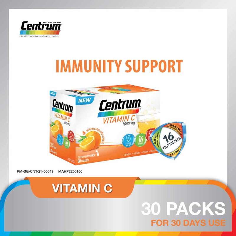 Centrum Vitamin C 1000mg, 30 packets