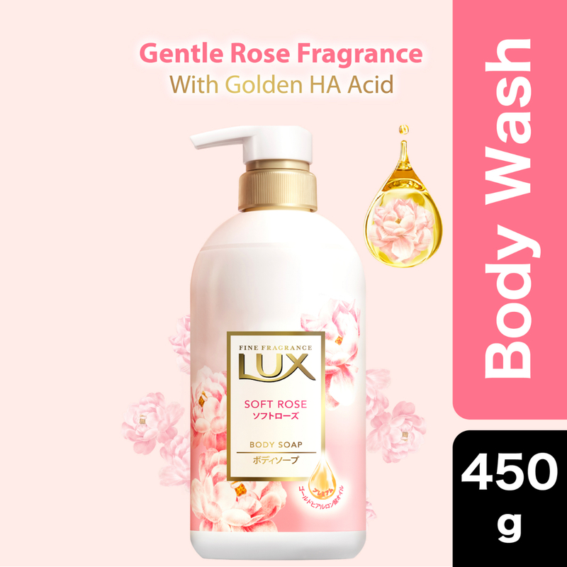 Lux Japan Soft Rose Shower Gel 450g
