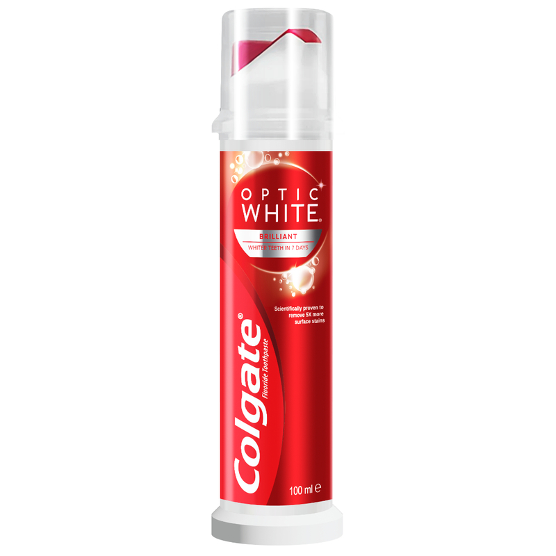 Colgate Optic White Pump Toothpaste 100ml