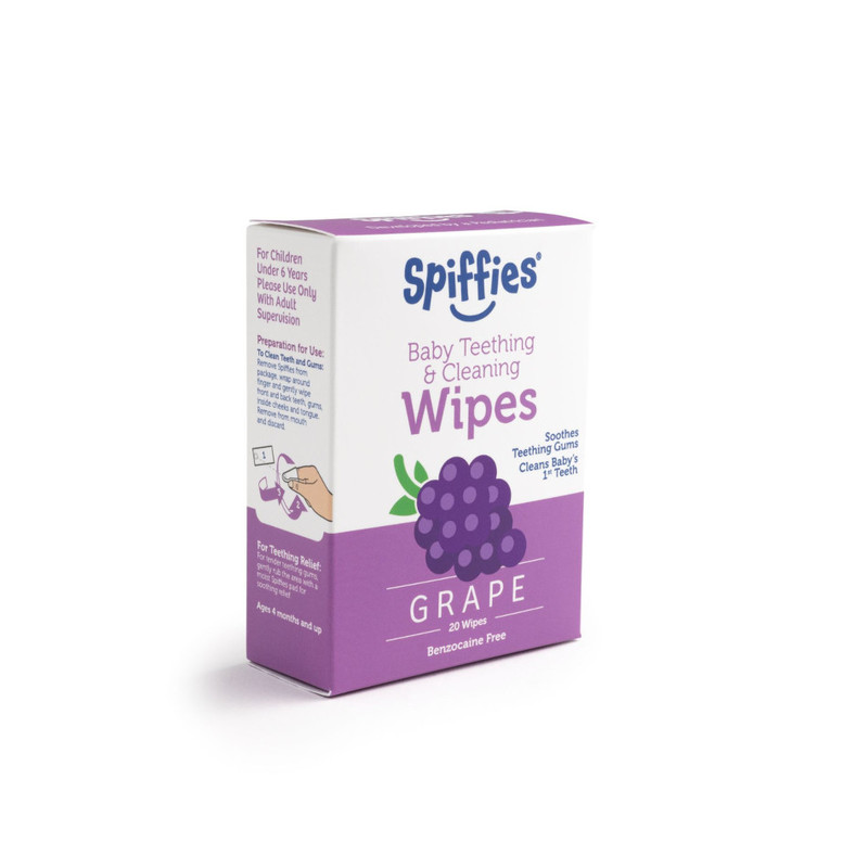 Baby Toothwipes Grape Flavour