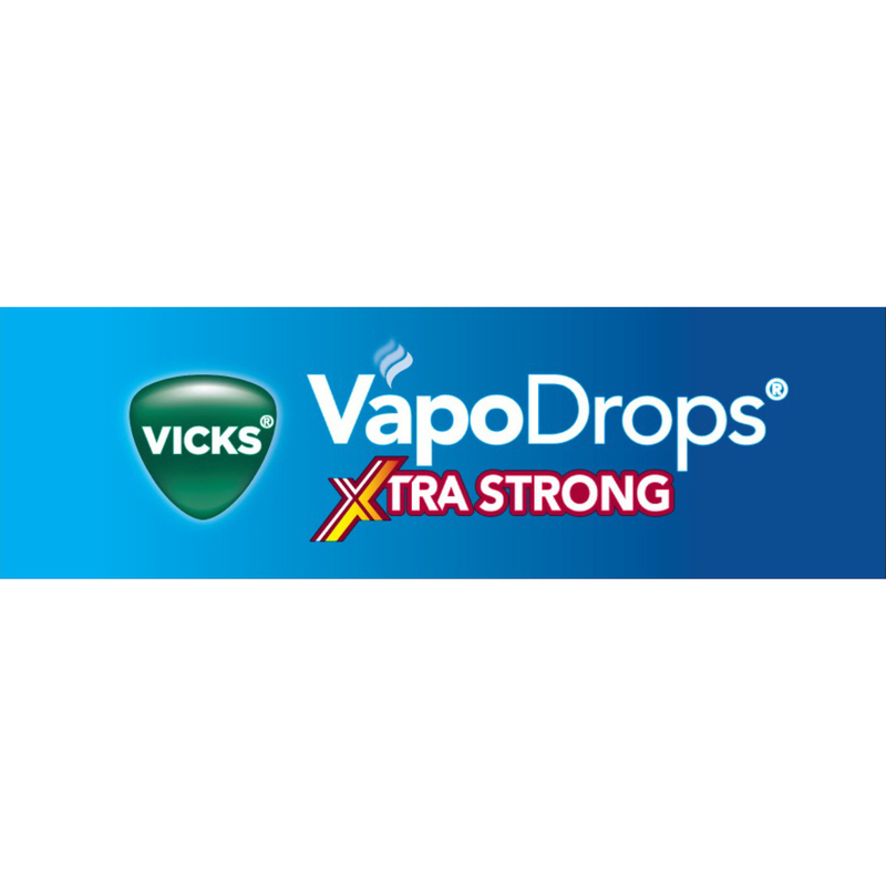 Vicks Xtra Strong Lemon Menthol Flavour Lozenges 16pcs