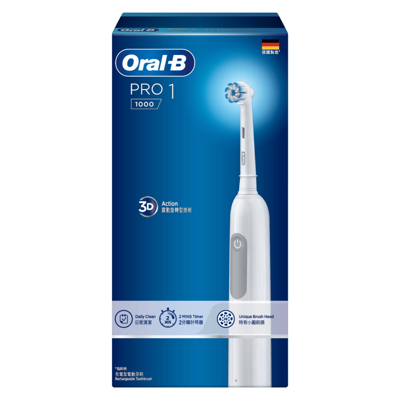 Oral-B Braun Pro 1 (White) 1pc