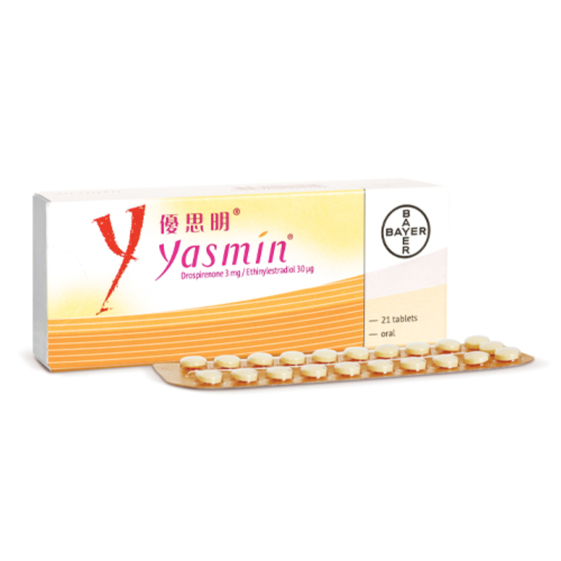 Yasmin Contraceptive Pill 21 Tablets