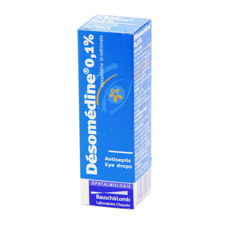 Bausch & Lomb Desomedine 0.1 % Antiseptic Eye Drop, 10ml
