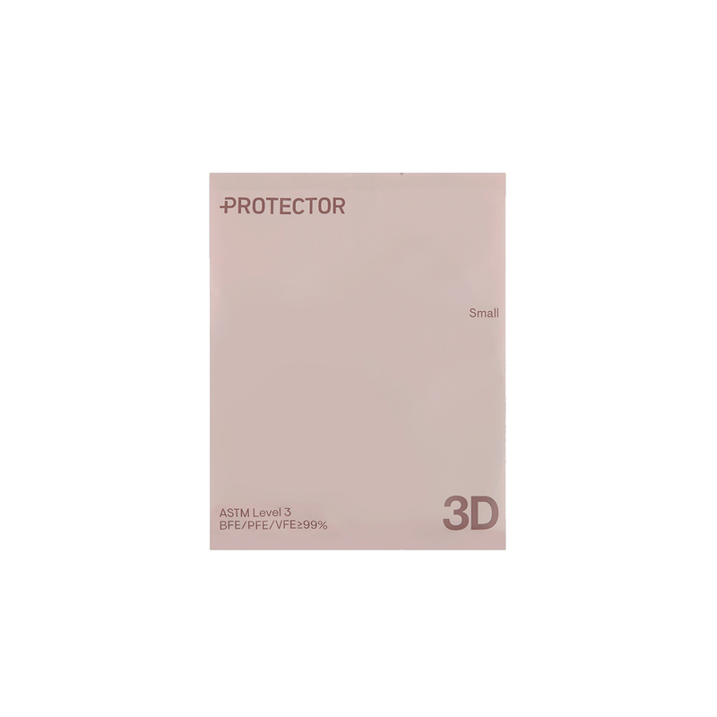 Protector 3D 成人立體口罩(細碼)裸粉色30片