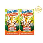 Nature's Essentials Zoo-Vite Safari Buddies Twin Pack 60's x 2
