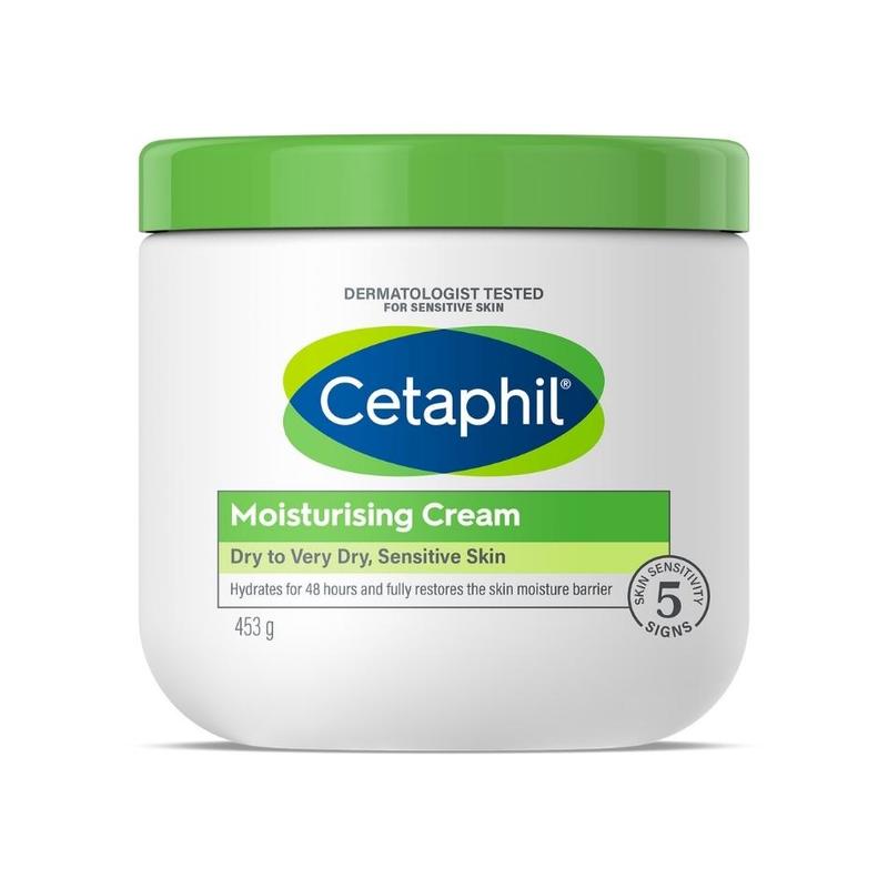 CETAPHIL Moisturizing Cream Face & Body Moisturizer for Sensitive, Dry  Skin, Fragrance-Free 453g | Sensitive Skin Moisturizer | Body Care | Skin |  Guardian Singapore