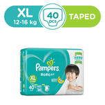 Pampers Baby Dry Diapers Tapes XL, 40pcs