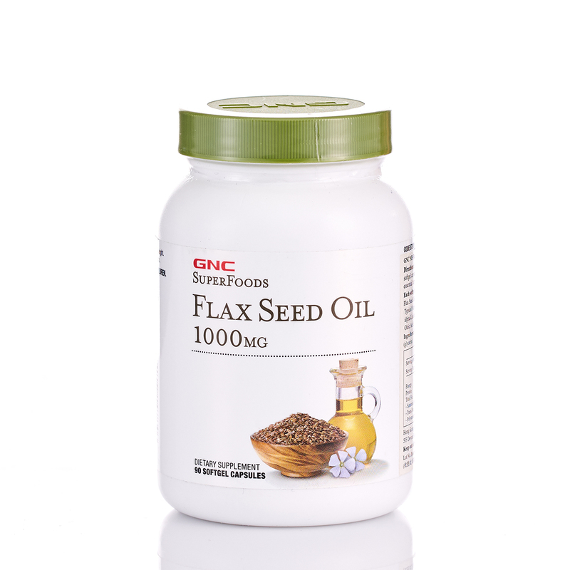 GNC Flax Seed Oil 1000Mg 90pcs