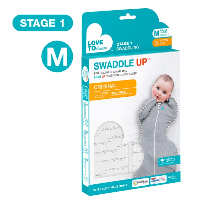 Love To Dream Swaddle Up Original (Stage 1) White M Size