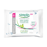 Simple Kind to Skin Micellar Cleansing Wipes, 25s