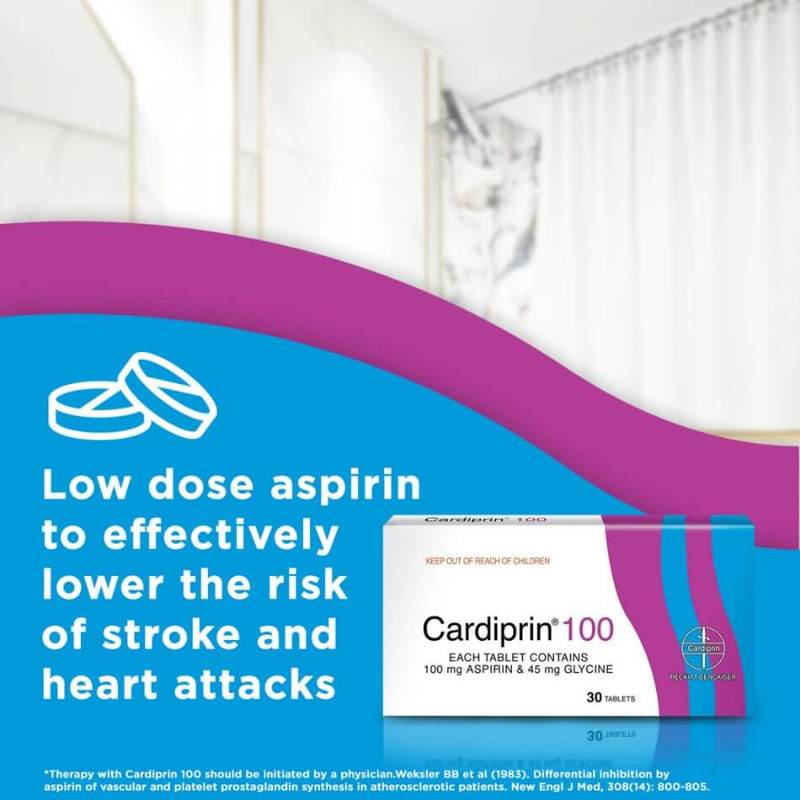 Cardiprin 100, 30 tablets