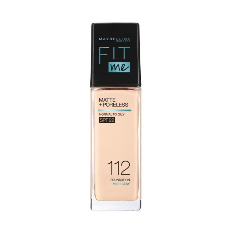 Maybelline Fit Me Matte + Poreless Liquid Foundation 112 Natural Ivory (Pump) 30ml