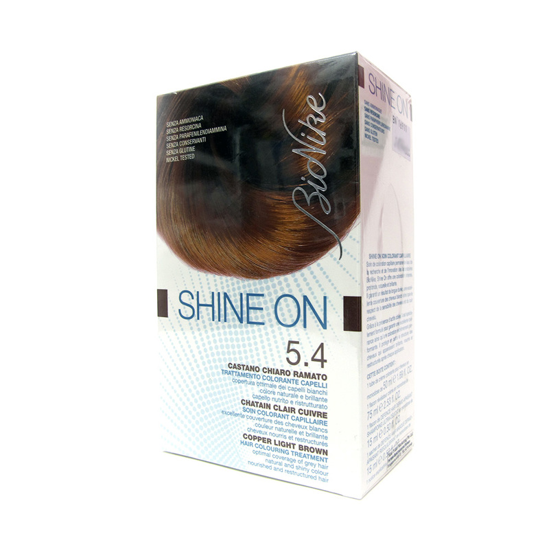 BioNike Shine On Hair Colouring Treatment Copper Light Brown 5.4