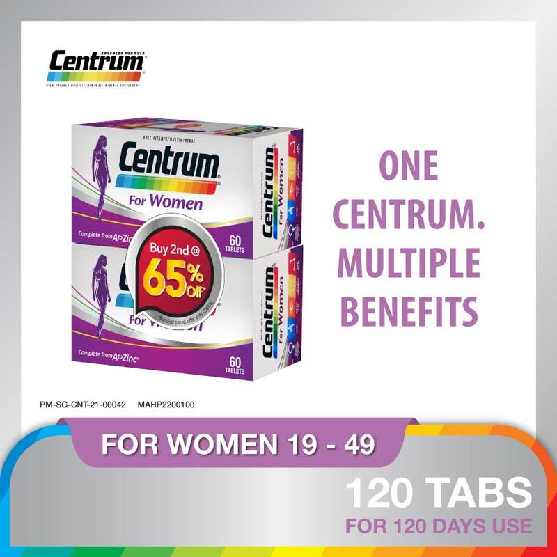 Centrum Women 2x60s - Buy 2nd at 65% off