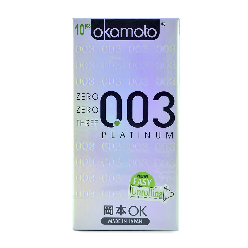 Okamoto 003 Platinum Condoms, 10pcs