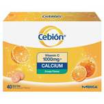 Cebion Efferescent. Vitamin C 1000mg+Calcium 40s