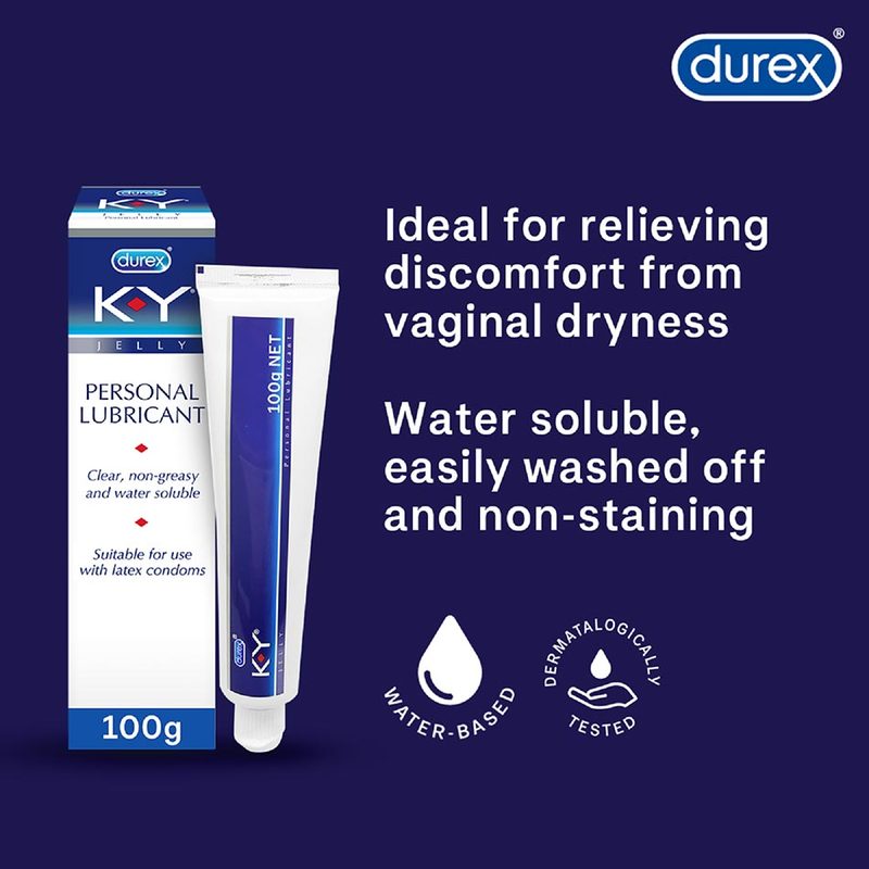 Durex KY Jelly Personal Lubricant, 100g