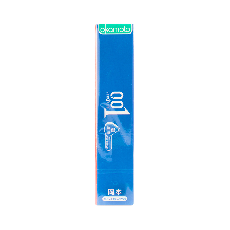 Okamoto 0.01 Hydro Polyurethane Rich Lubricative Condoms 4pcs