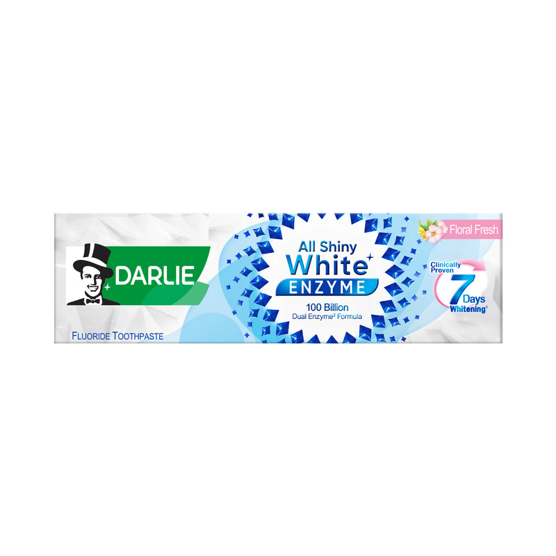 DARLIE All Shiny White Supreme Enzyme Toothpaste(Floral Fresh)120g (Random Old/New Package Delivery)