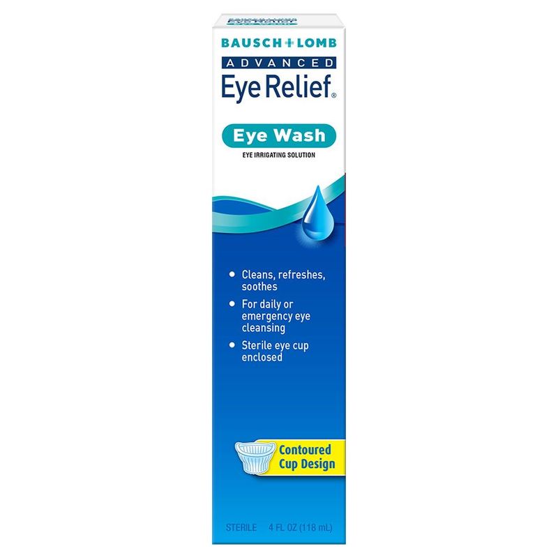 Bausch & Lomb Advanced Eye Relief Eye Wash, 118ml