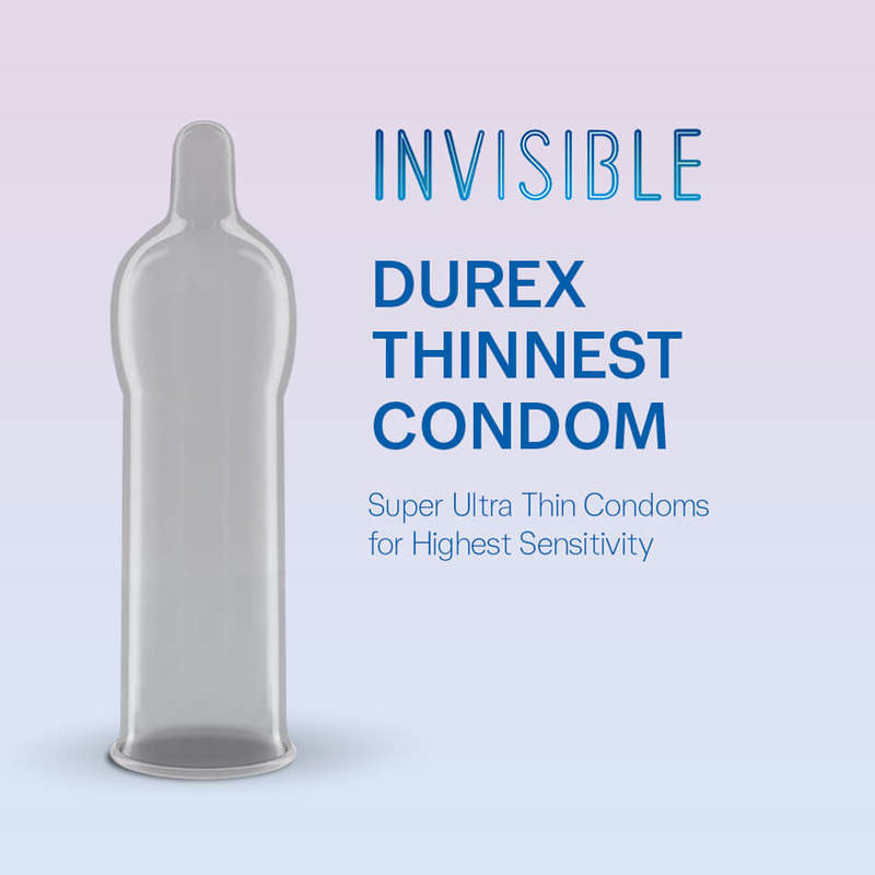 Durex Invisible Extra Sensitive, 10pcs