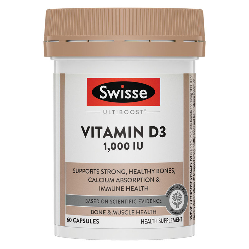 Swisse Ultiboost Vitamin D3 60 caps