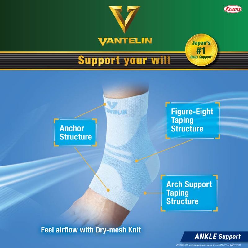 Vantelin Support Cool Fit Ankle Blue L