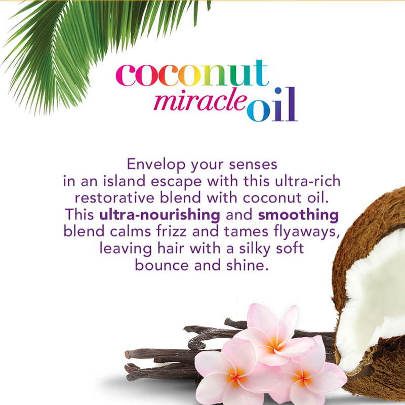 Ogx Coconut Miracle Oil Shampoo, 385ml