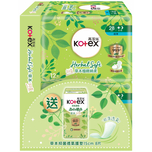 Kotex Herbal Soft Anti-Bacterial Ultra Thin (28cm) 12pcs x 2 Packs + Herbal Soft Liner (15cm) 8pcs