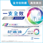 Sensodyne舒適達全方位防護+高效美白配方牙膏 100克