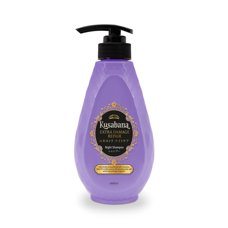 Kusabana Extra Damage Repair Night Shampoo 490ml