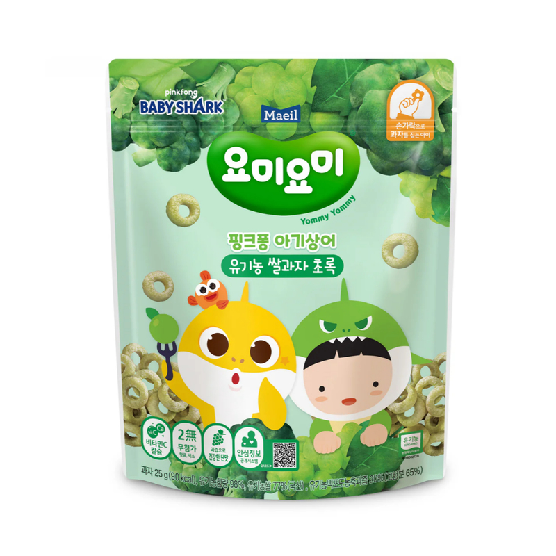 Maeil Organic Rice Snack (Grape & Broccoli) 25g