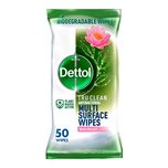Dettol Tru Clean Multi Surface Wipes Waterlily 50s