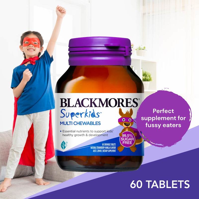 Blackmores Superkids Multi Chewables, 60 tablets