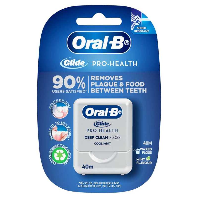 Oral-B Glide Pro-HealthDeep Clean Floss Cool Mint, 40m