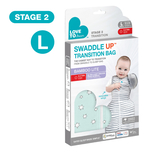 Love To Dream Swaddle Up Transition Bag Bamboo Lite (Stage 2) 0.2 TOG Superstar Olive L Size 1pc