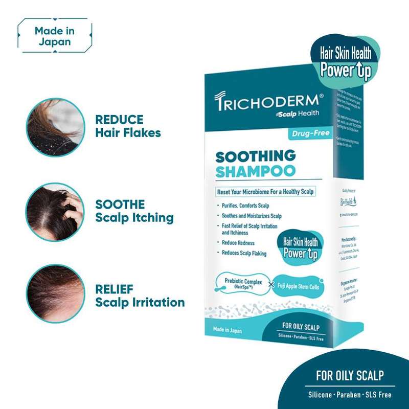 Trichoderm Soothing Shampoo (For Oily Scalp) 200ml