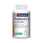 VitaHealth Probiotic 6 + Inulin 60 Capsules
