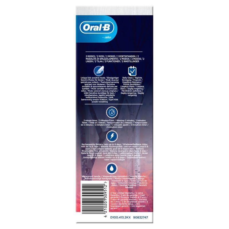 Oral-B Kids Frozen Rechargeable Toothbrush