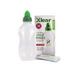Xlear Natural Sinus Rinse with Xylitol and Saline Solution - Positive Pressure Bottle with 6 pkts