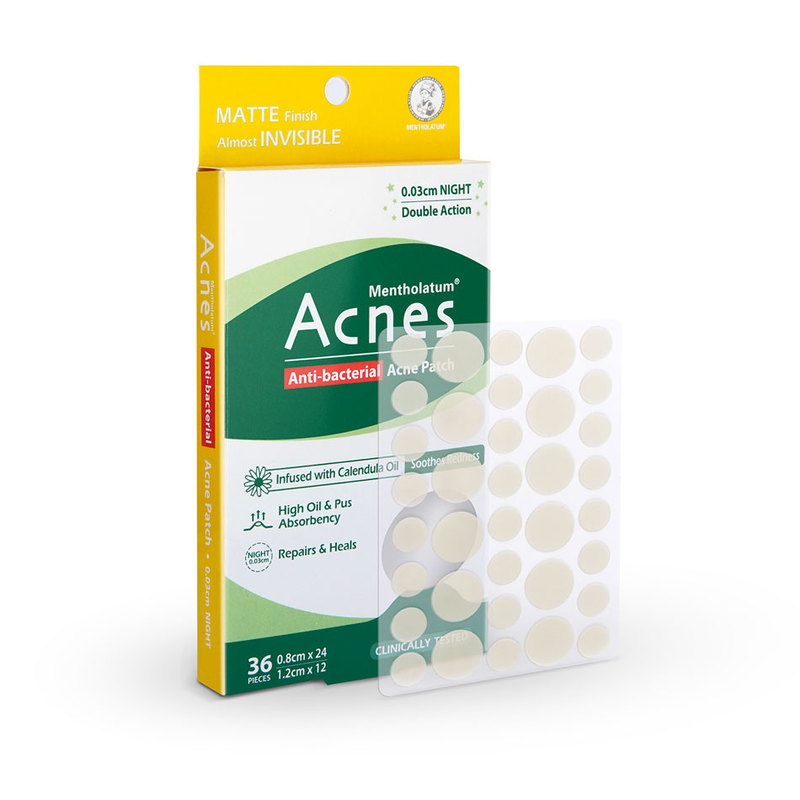 Acnes Anti-bacterial Acne Patch with Calendula 0.03cm 36s Night