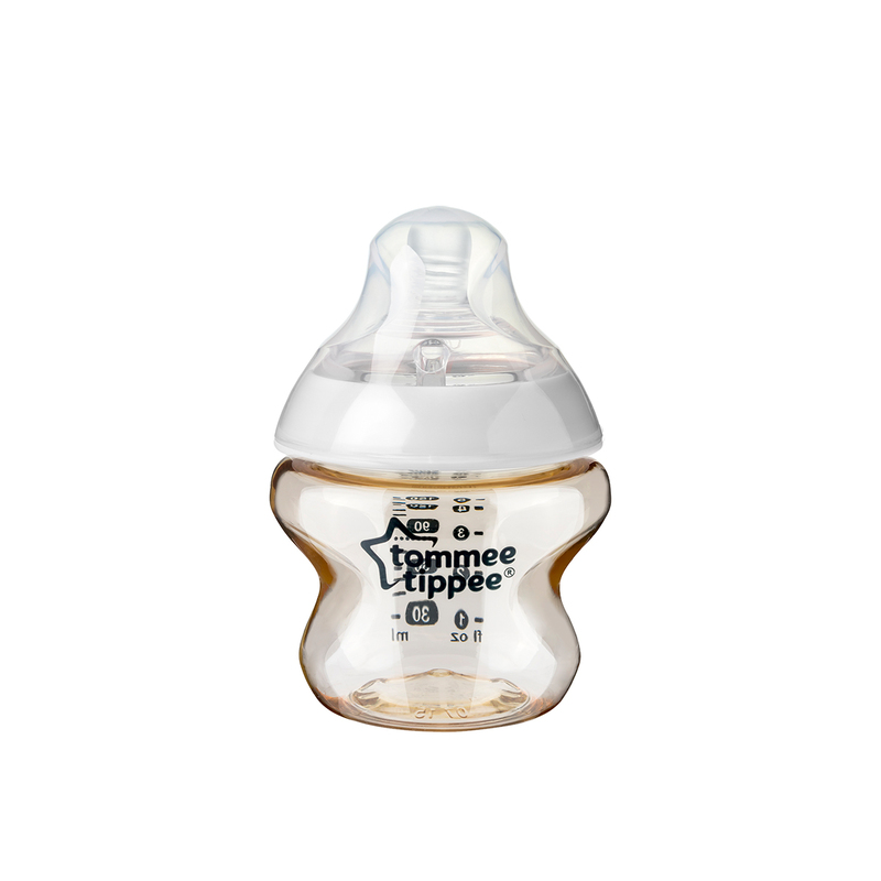 Tommee Tippee Closer to Nature 150ml PPSU Bottle with Super Soft Slow Flow Teat (0-3m)