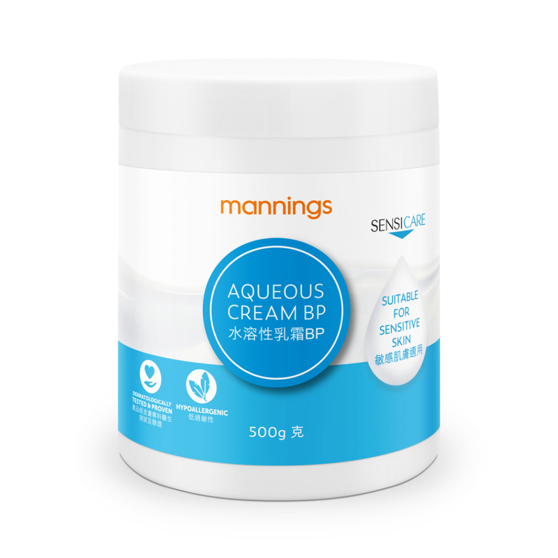 Mannings Aqueous Cream BP 500g