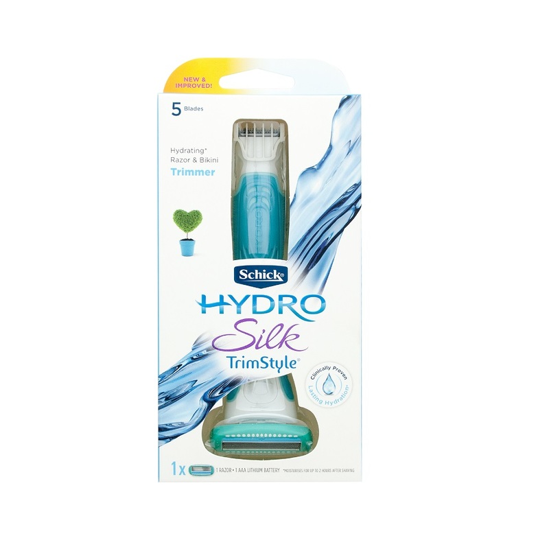 schick hydro silk trimstyle hydrating razor & bikini trimmer