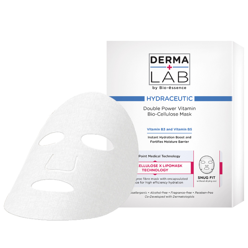 Derma Lab Double Vitamin Bio-Cellulose Mask 25mlx3