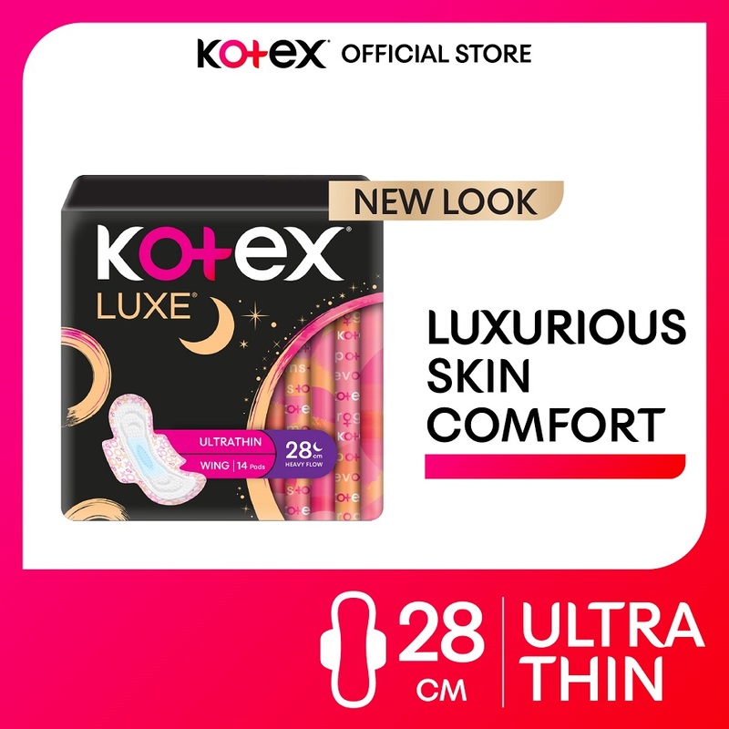 Kotex Luxe Ultrathin Night 28cm, 14pcs