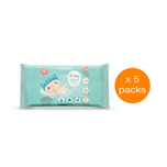 Mannings New Born Baby Wipes 20pcs x 5 Bags