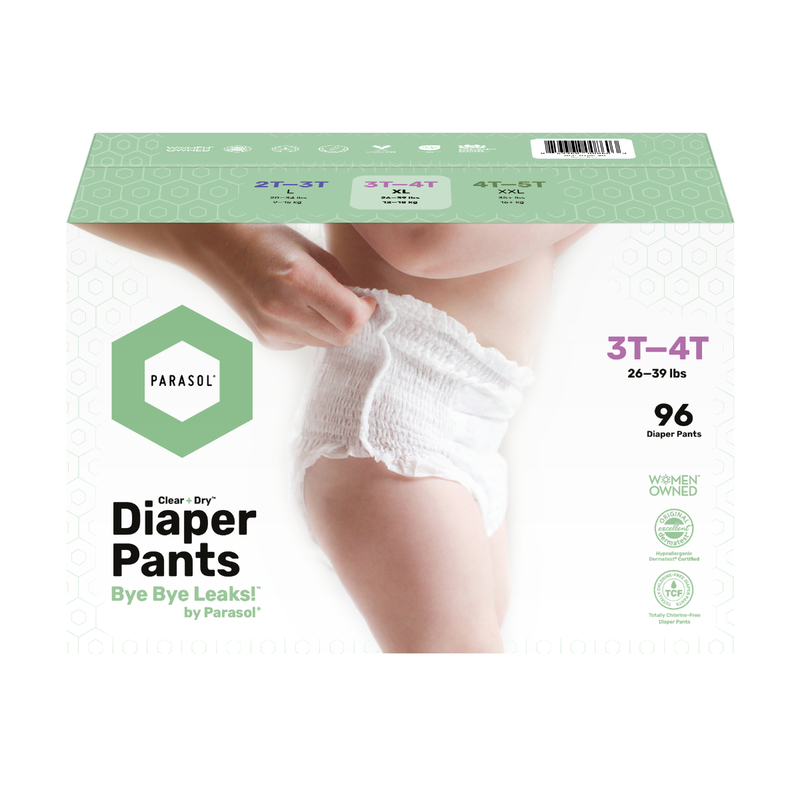 Parasol Clear+Dry Natural Diaper Pants (Size 5/XL) 96pcs (Full Case)