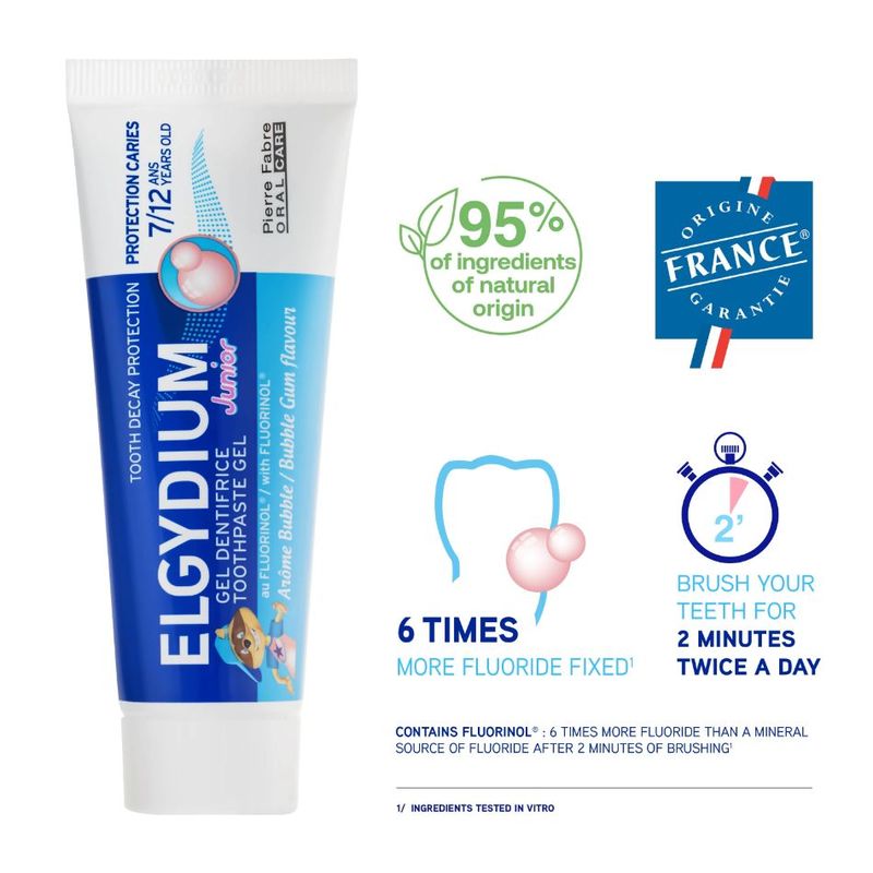 Elgydium Junior Bubble Toothpaste, 50ml